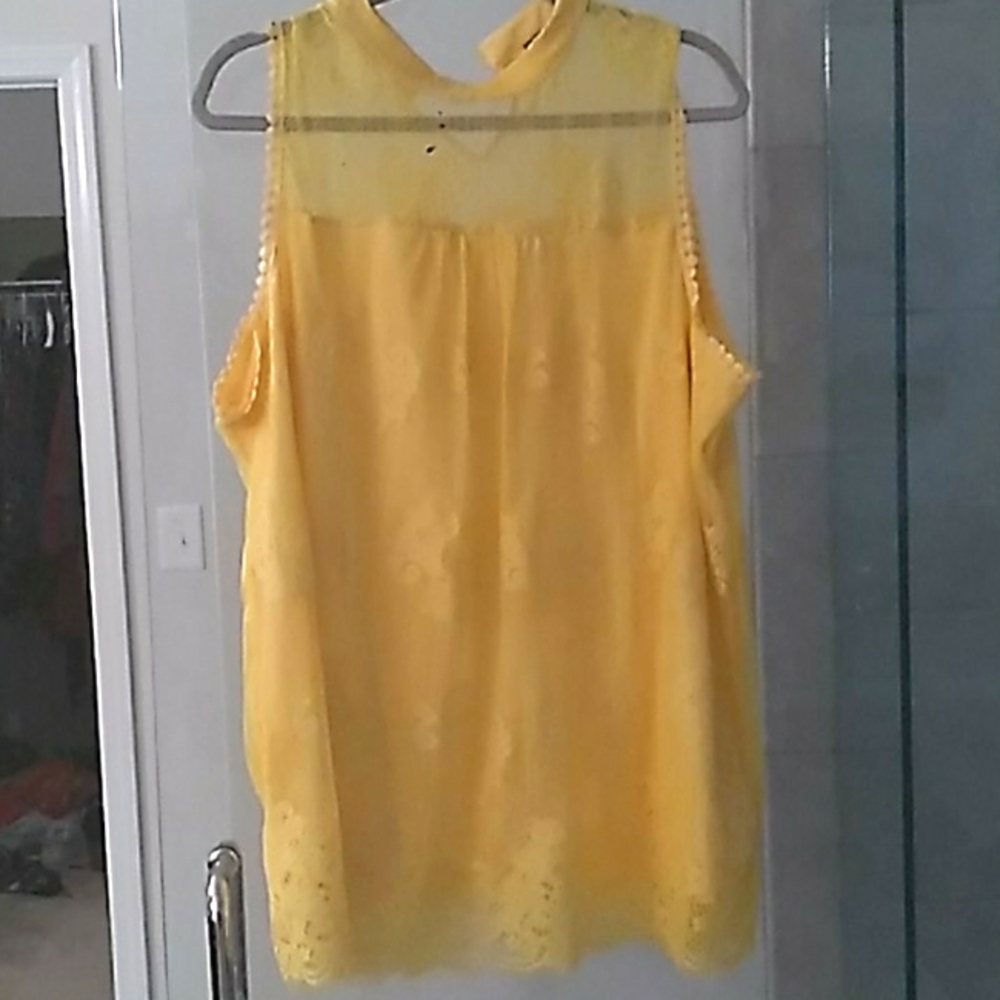 Yellow blouse